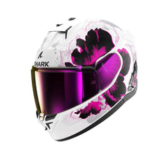 SHARK D-SKWAL 3 Moto Integrali Caschi Bianco Viola Grigio