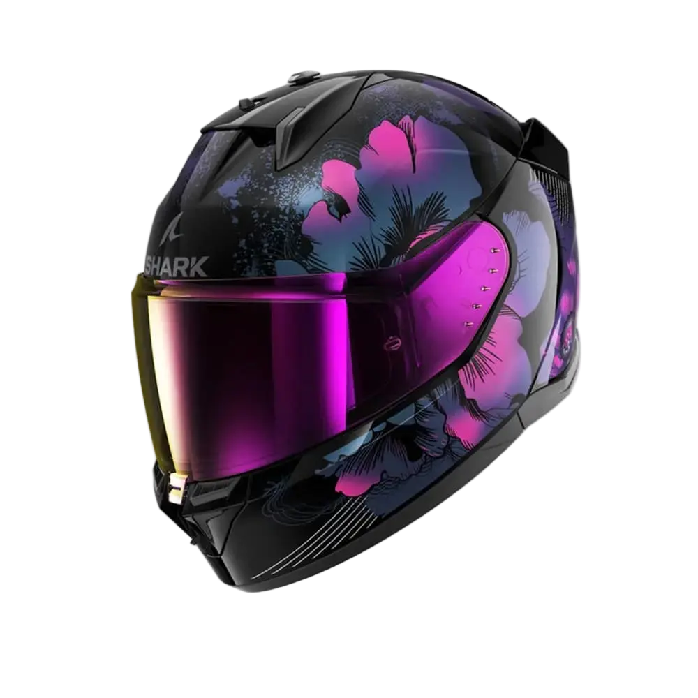 SHARK D-SKWAL 3 Moto Integrali Caschi Nero Viola Blu 