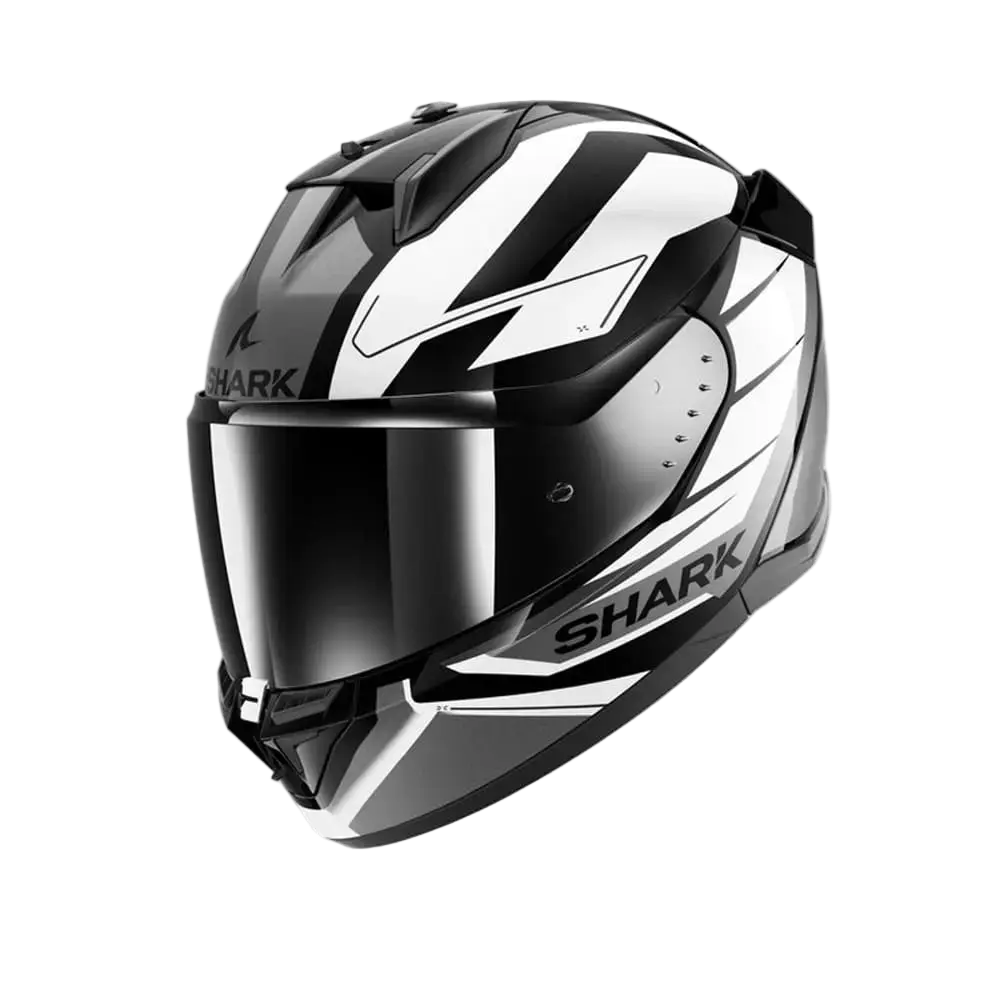 SHARK D-SKWAL 3 Moto Integrali Caschi Nero Bianco Antracite 