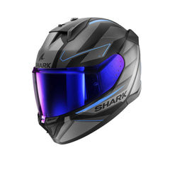 CASCHI SHARK D-SKWAL 3 Moto Integrali Caschi Nero Grigio Blu