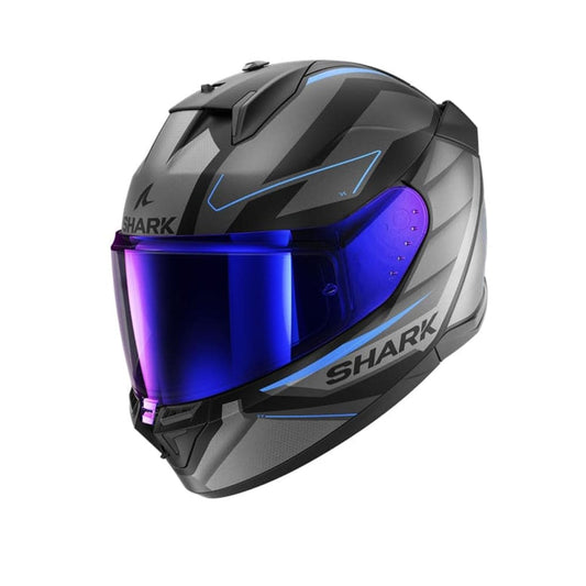 CASCHI SHARK D-SKWAL 3 Moto Integrali Caschi Nero Grigio Blu