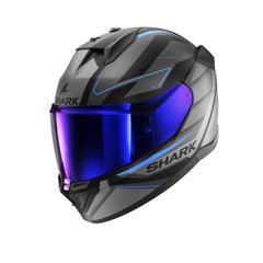 CASCHI SHARK D-SKWAL 3 Moto Integrali Caschi Nero Grigio Blu