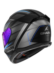 CASCHI SHARK D-SKWAL 3 Moto Integrali Caschi Nero Grigio Blu