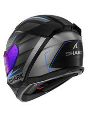 CASCHI SHARK D-SKWAL 3 Moto Integrali Caschi Nero Grigio Blu 