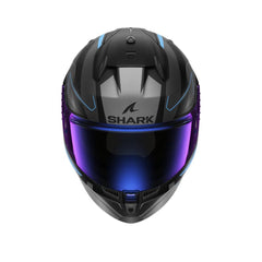 CASCHI SHARK D-SKWAL 3 Moto Integrali Caschi Nero Grigio Blu