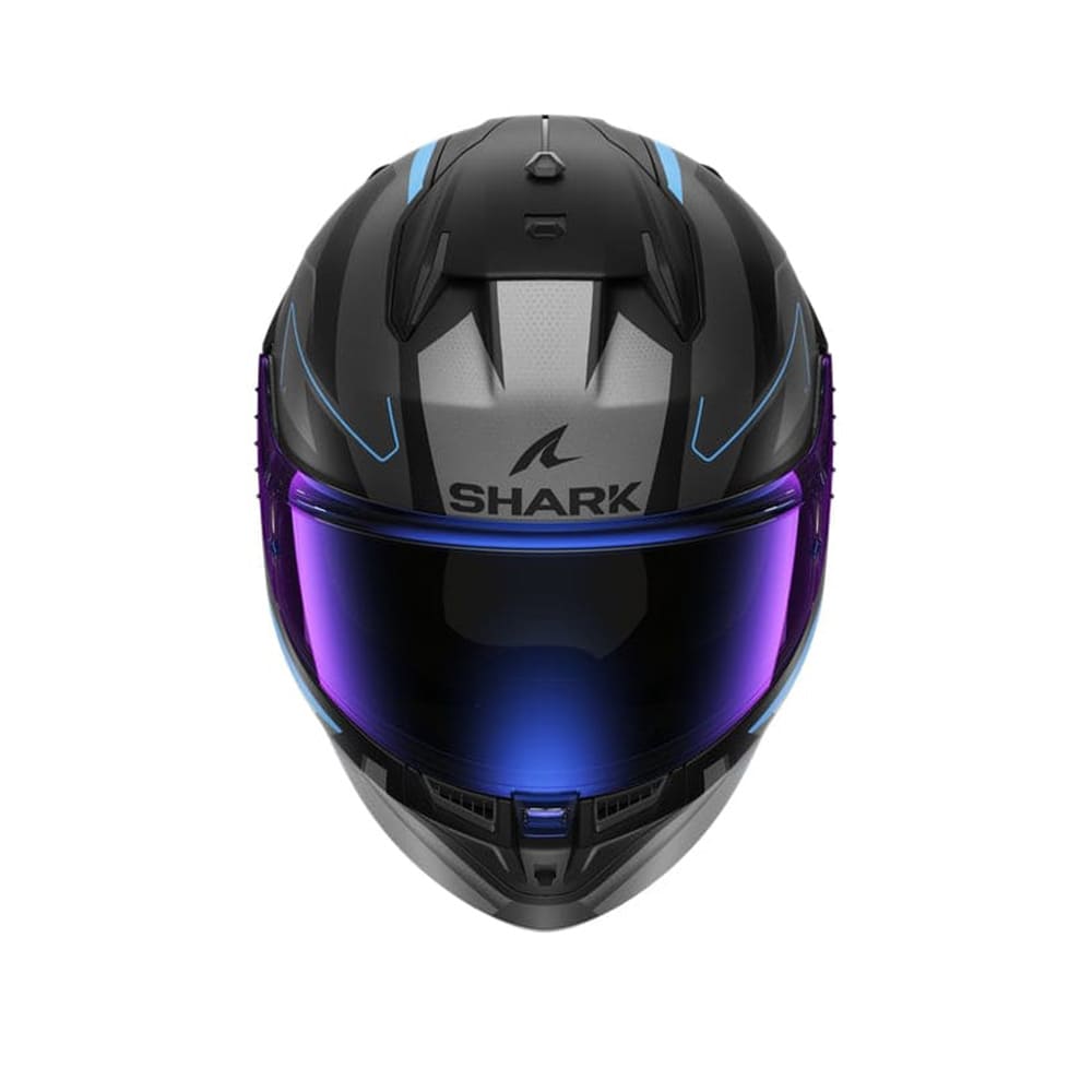 CASCHI SHARK D-SKWAL 3 Moto Integrali Caschi Nero Grigio Blu