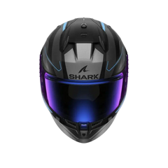 CASCHI SHARK D-SKWAL 3 Moto Integrali Caschi Nero Grigio Blu 