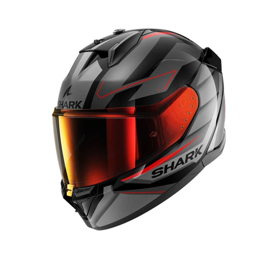 SHARK D SKWAL 3 Integrali Caschi Nero Antracite Rosso 