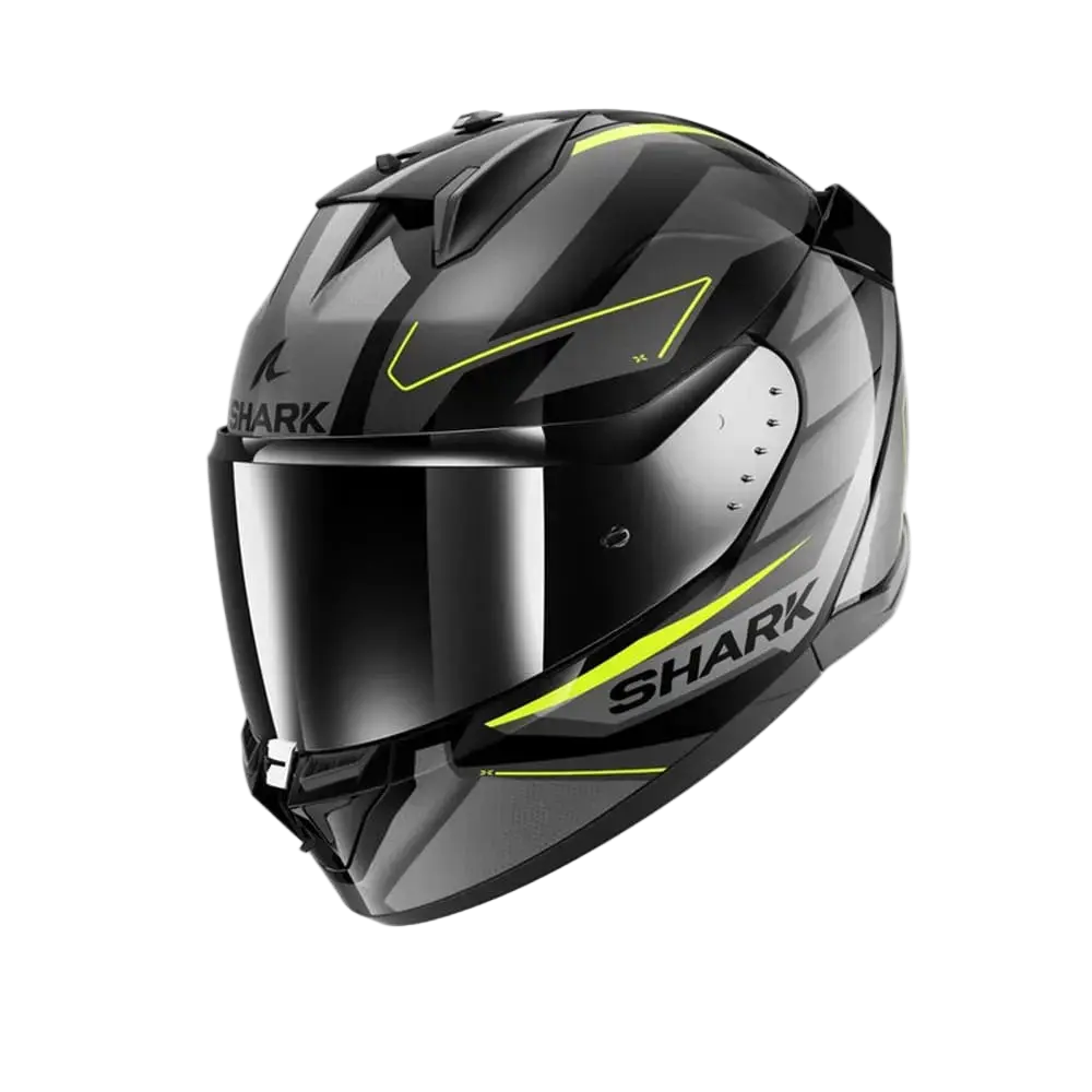 SHARK D-SKWAL 3 Moto Integrali Caschi Nero Antracite Giallo 