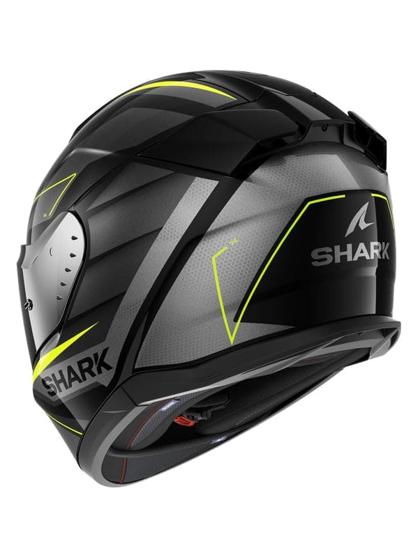 SHARK D-SKWAL 3 Moto Integrali Caschi Nero Antracite Giallo 
