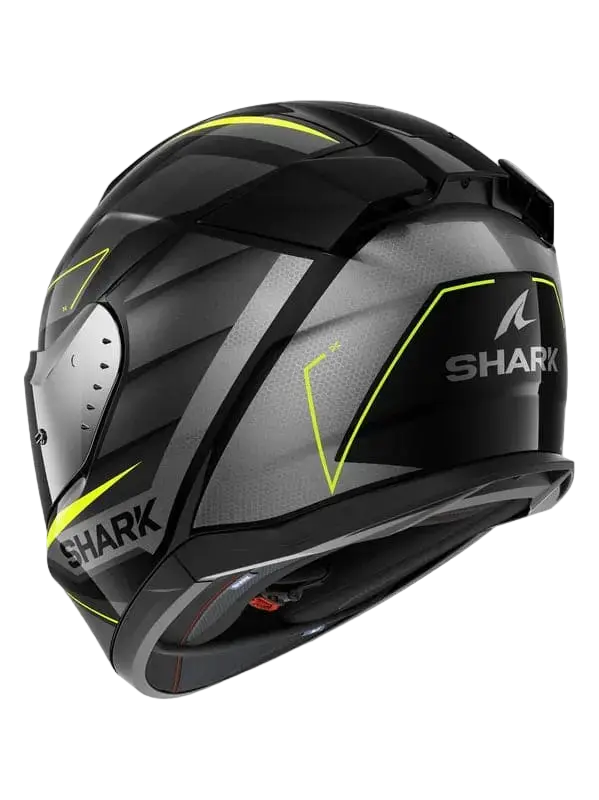 SHARK D-SKWAL 3 Moto Integrali Caschi Nero Antracite Giallo 