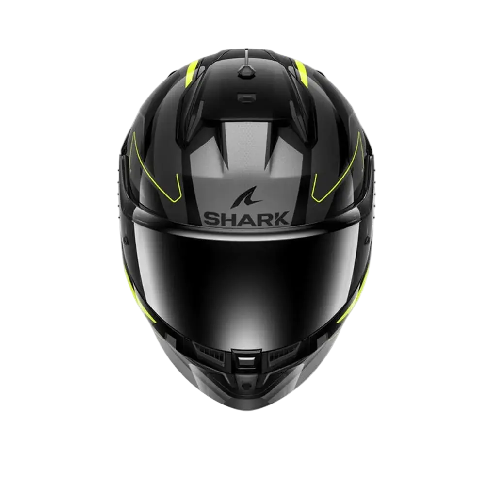 SHARK D-SKWAL 3 Moto Integrali Caschi Nero Antracite Giallo 