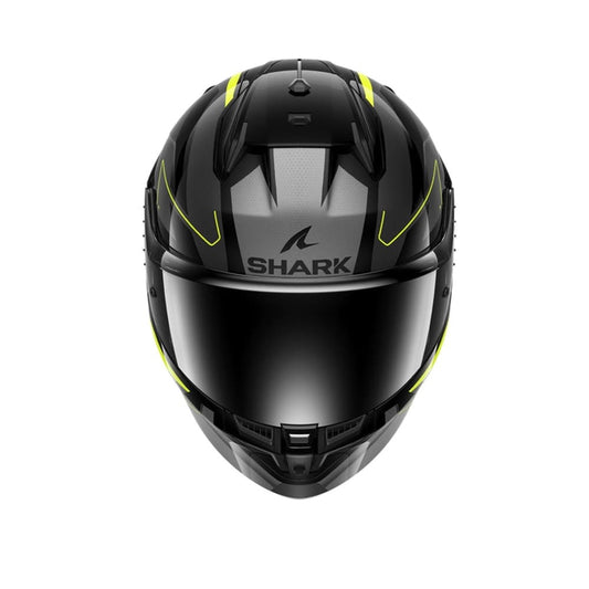 SHARK D-SKWAL 3 Moto Integrali Caschi Nero Antracite Giallo 