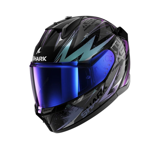 SHARK D SKWAL 3 Moto Caschi Integrali Nero Blu Viola
