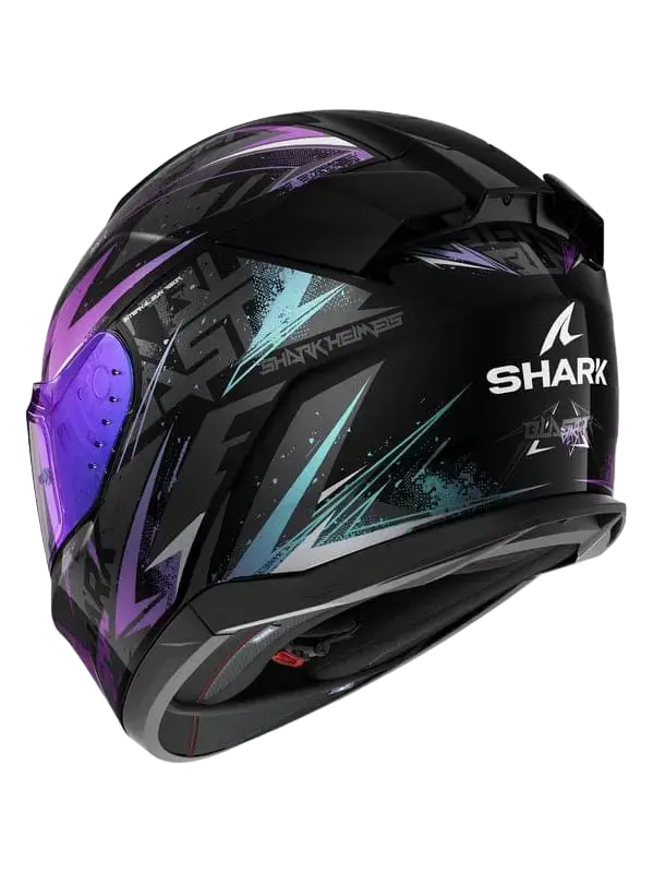 SHARK D SKWAL 3 Moto Caschi Integrali Nero Blu Viola 