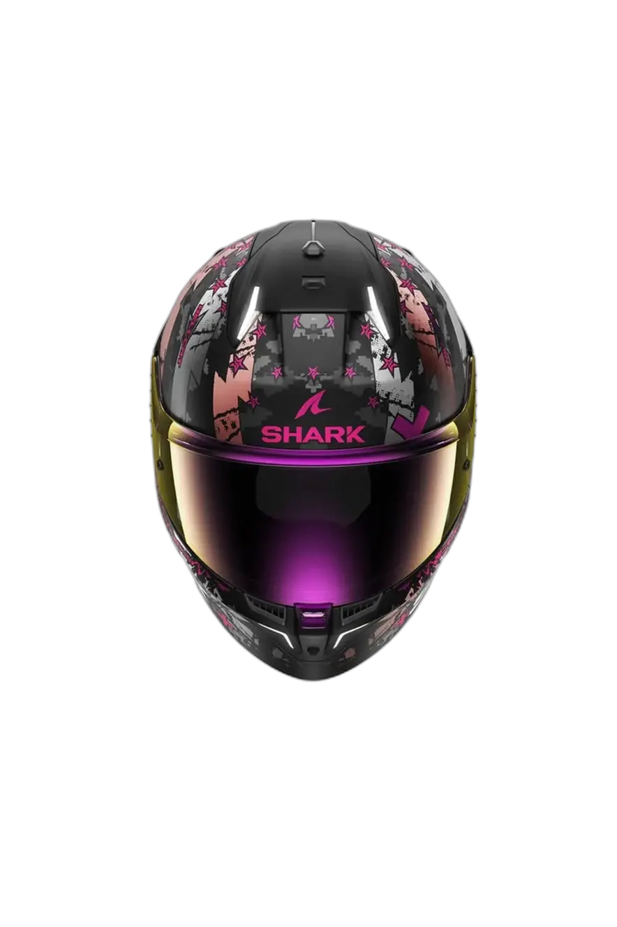 SHARK SKWAL i3 Moto integrali Caschi Nero Grigio Rosa 