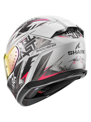 SHARK D SKWAL 3 Moto Caschi Integrali Argento Viola Nero 