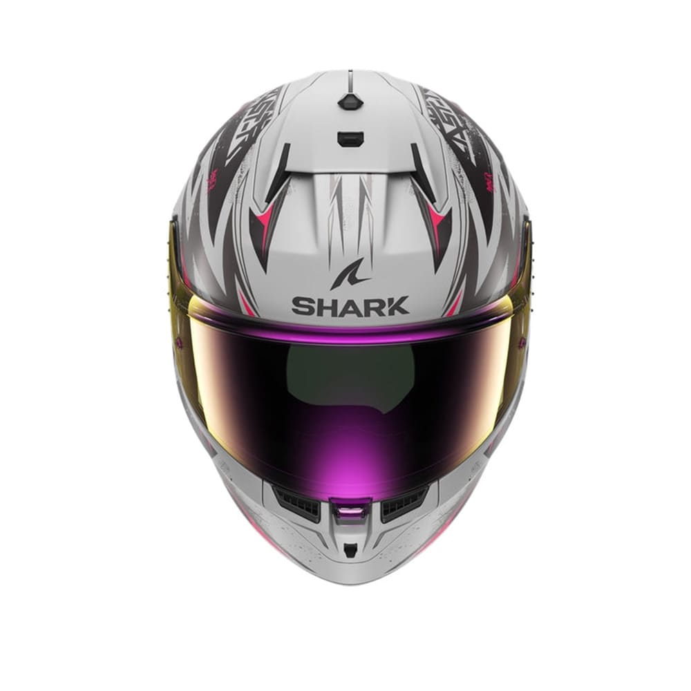 SHARK D SKWAL 3 Moto Caschi Integrali Argento Viola Nero