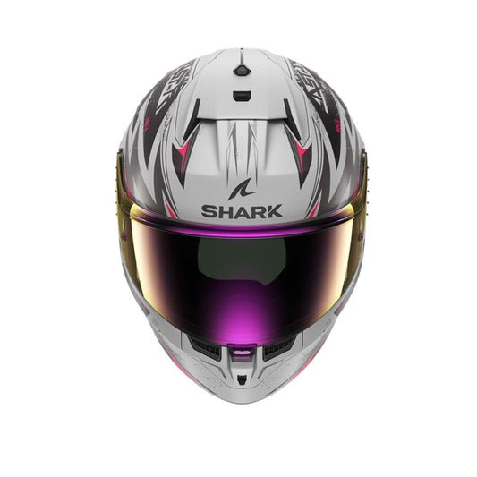 SHARK D SKWAL 3 Moto Caschi Integrali Argento Viola Nero