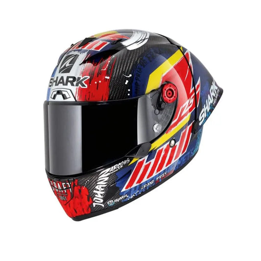 SHARK RACE-R PRO GP 06 FACCIA INTERA CARBON CASCHI VIOLA BLU – Yamoto.it