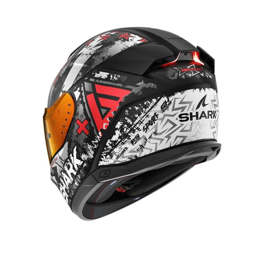 SHARK SKWAL i3 Moto Integrali Caschi Nero Grigio Rosso