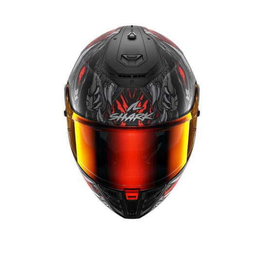 SHARK SPARTAN RS SHAYTAN CASCHI INTEGRALI NERO OPACO ANTRACITE ROSSO