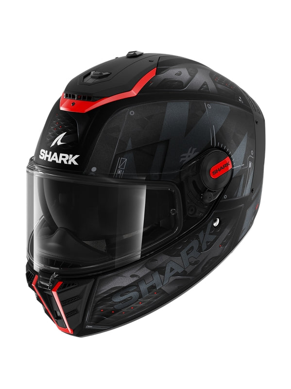 Shark - SPARTAN RS Black Anthracite Red - SECURTEX MOTOR S.L (t/a MaximoMoto)