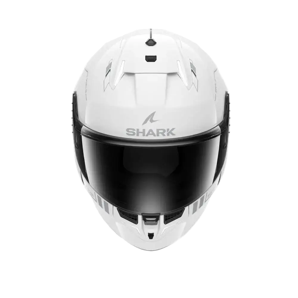 SHARK SKWAL I3 ARGENTO INTEGRALE CASCHI ANTRACITE BIANCO 