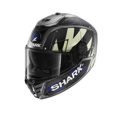 SHARK SPARTAN RS STINGREY Mat Antracite Caschi Integrali Antracite Blu