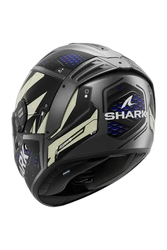 SHARK SPARTAN RS STINGREY Mat Antracite Caschi Integrali Antracite Blu – Yamoto.it