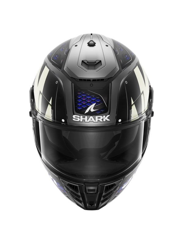 SHARK SPARTAN RS STINGREY Mat Antracite Caschi Integrali Antracite Blu