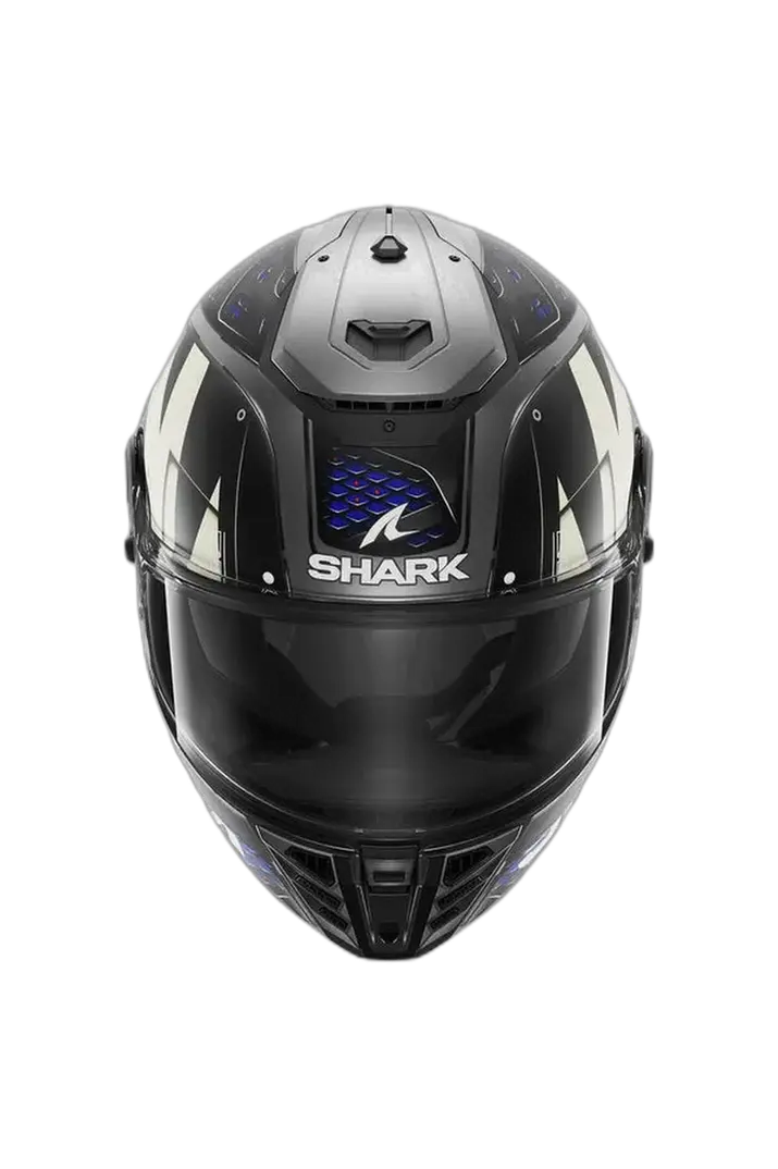 SHARK SPARTAN RS STINGREY Mat Antracite Caschi Integrali Antracite Blu 
