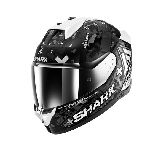 SHARK SKWAL i3 Moto Integrali Caschi Nero Grigio Bianco