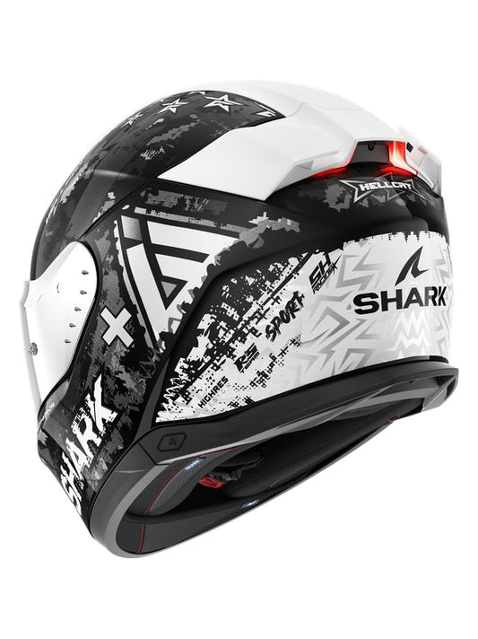 SHARK SKWAL i3 Moto Integrali Caschi Nero Grigio Bianco