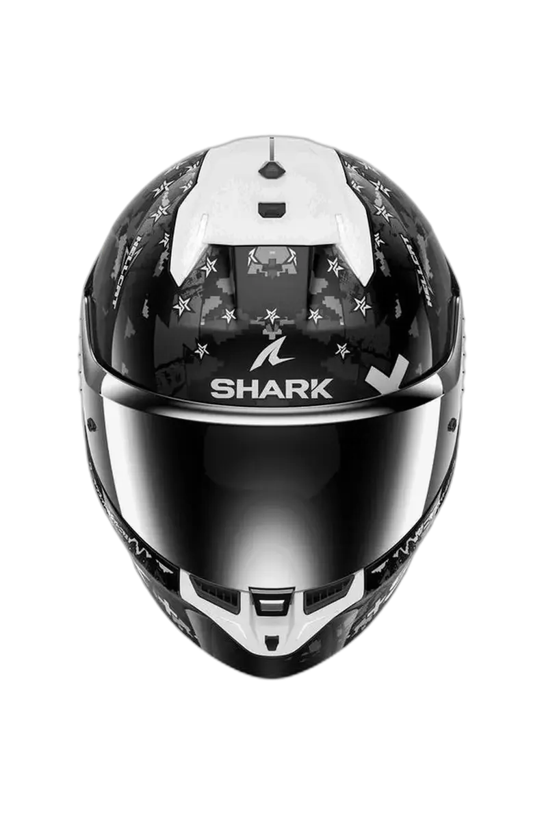 SHARK SKWAL i3 Moto Integrali Caschi Nero Grigio Bianco 