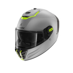 SHARK SPARTAN RS BLANK CASCHI INTEGRALI DA MOTO GRIGIO OPACO/GIALLO 