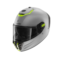 SHARK SPARTAN RS BLANK CASCHI INTEGRALI DA MOTO GRIGIO OPACO/GIALLO 