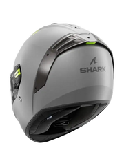 SHARK SPARTAN RS BLANK CASCHI INTEGRALI DA MOTO GRIGIO OPACO/GIALLO 