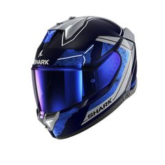 SHARK SKWAL I3 INTEGRALE CASCHI BLU CROMO ARGENTO
