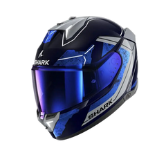 SHARK SKWAL I3 INTEGRALE CASCHI BLU CROMO ARGENTO 