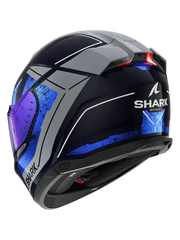 SHARK SKWAL I3 INTEGRALE CASCHI BLU CROMO ARGENTO 