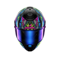 SHARK SPARTAN RS SHAYTAN CASCHI INTEGRALI NERO VERDE VIOLA