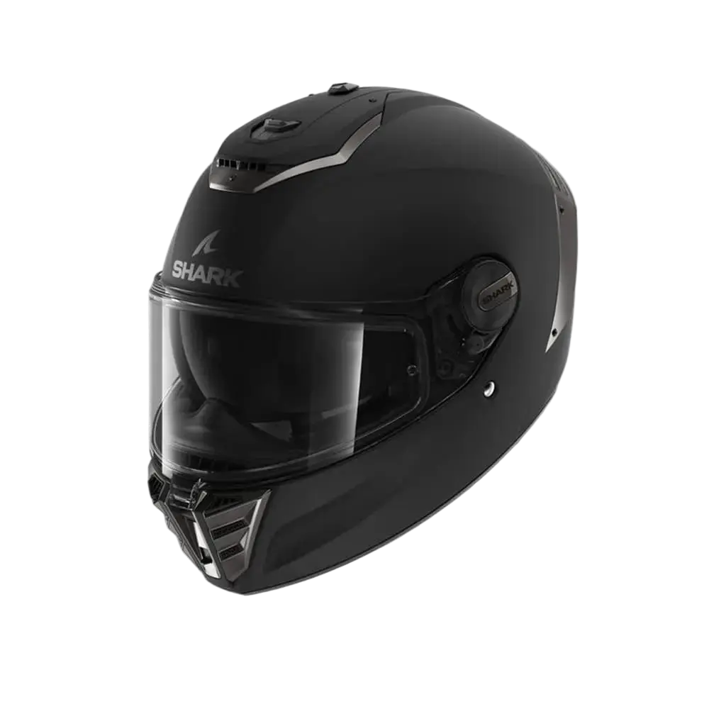 SHARK SPARTAN RS BLANK CASCHI INTEGRALI DA MOTO NERO OPACO 