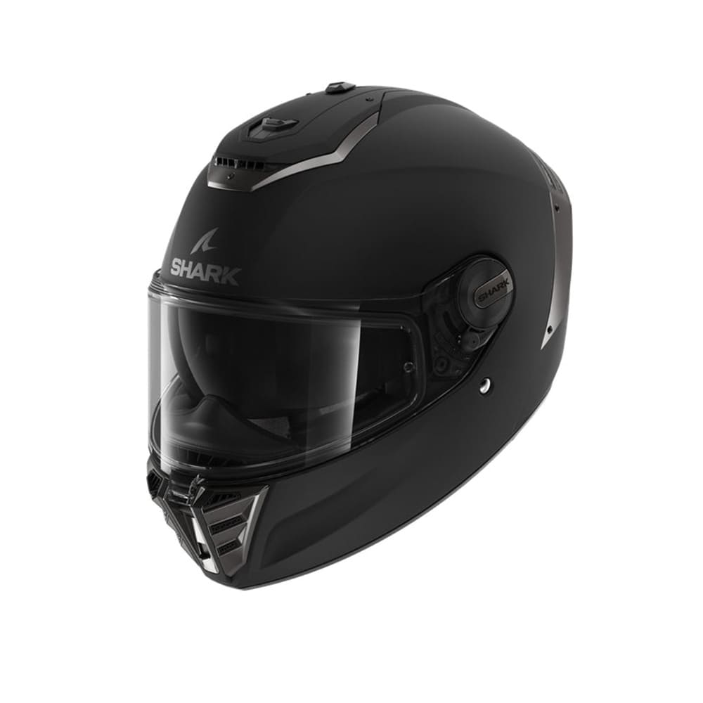 SHARK SPARTAN RS BLANK CASCHI INTEGRALI DA MOTO NERO OPACO