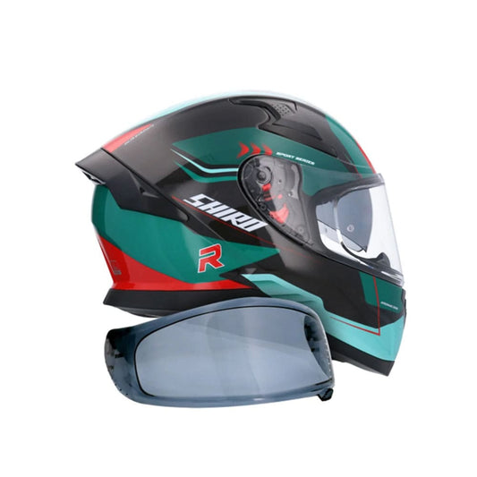 SHIRO KATNA ORBE Moto Integrali Caschi Verde