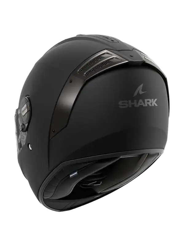 SHARK SPARTAN RS BLANK CASCHI INTEGRALI DA MOTO NERO OPACO 