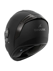 SHARK SPARTAN RS BLANK CASCHI INTEGRALI DA MOTO NERO OPACO 