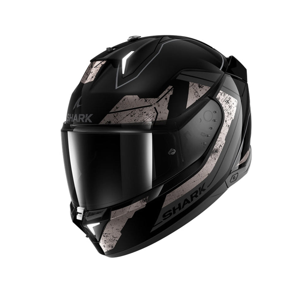 SHARK SKWAL I3 Moto Integrali Caschi Nero Cromo Antracite