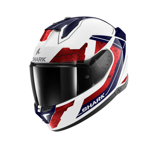 SHARK SKWAL i3 Moto integrali Caschi Bianco Blu Rosso