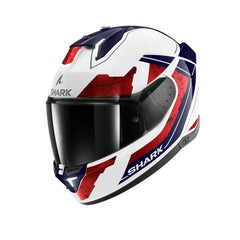 SHARK SKWAL i3 Moto integrali Caschi Bianco Blu Rosso